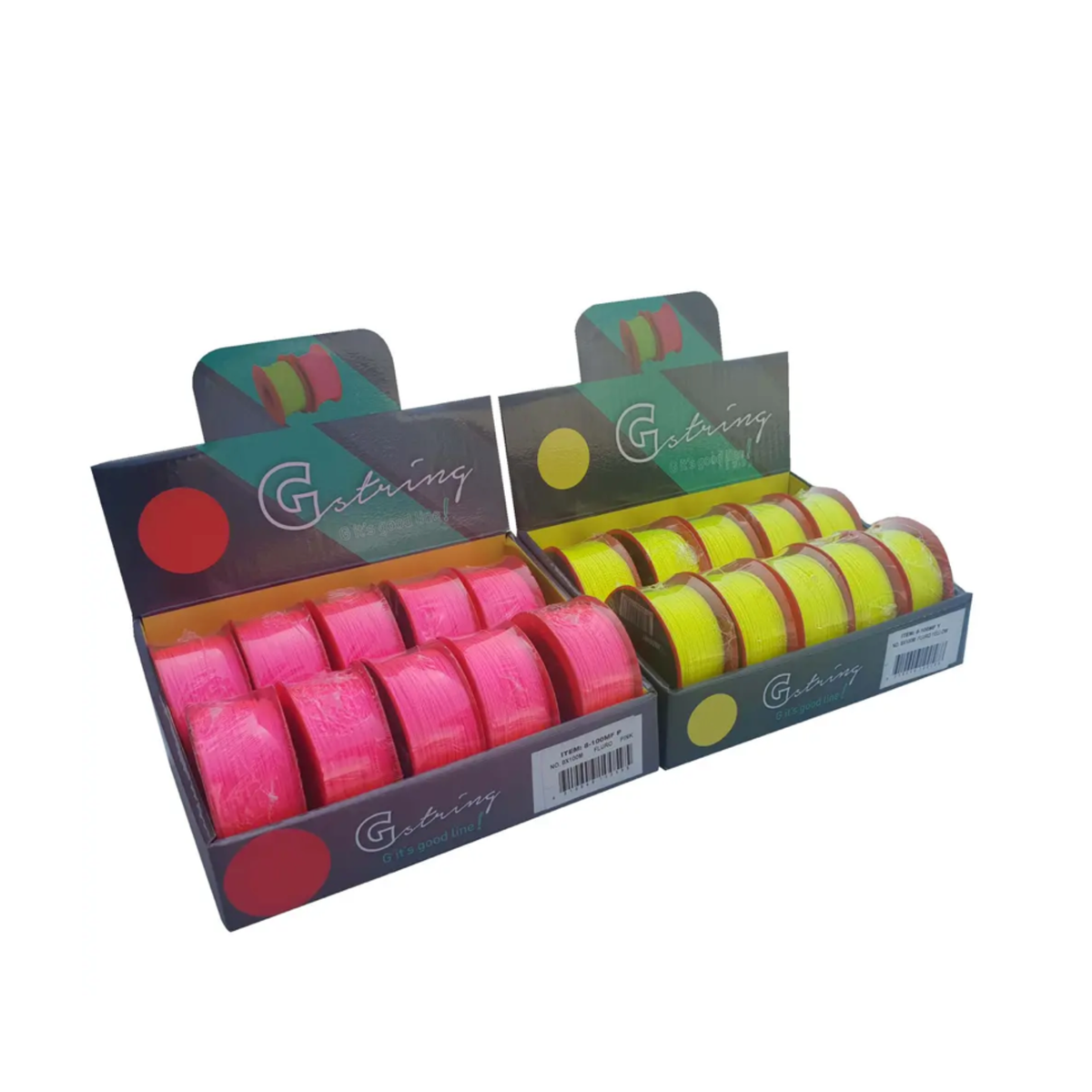G String Bricklayer's String Line 100m - Fluro PINK