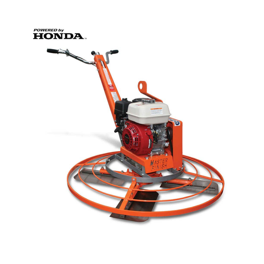 Masterfinish HS40-18 40" H-Series Trowelling Machine – Honda GX200