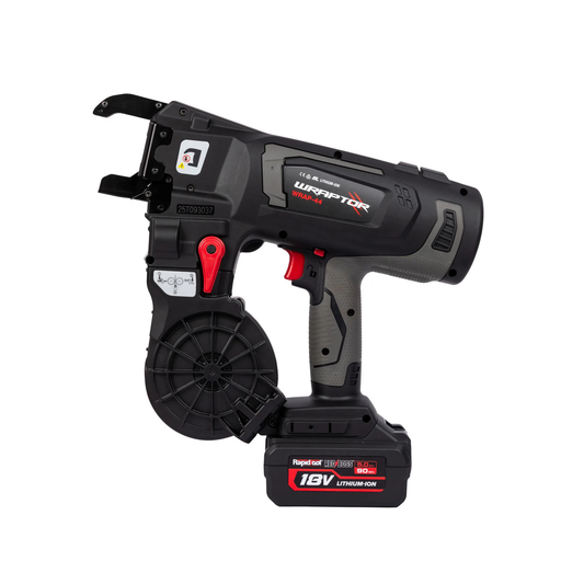 RAPIDTOOL WRAPTOR 18V Cordless 12-44mm Rebar Tier Kit