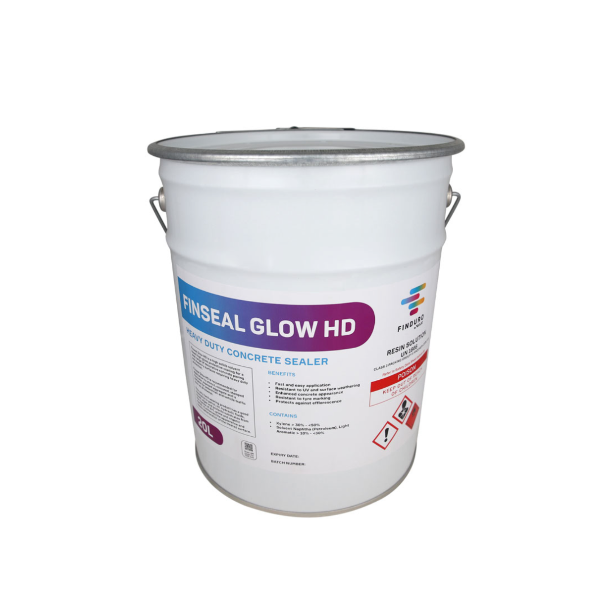 Finseal Glow HD High-Solids High-Gloss Concrete Sealer 20L