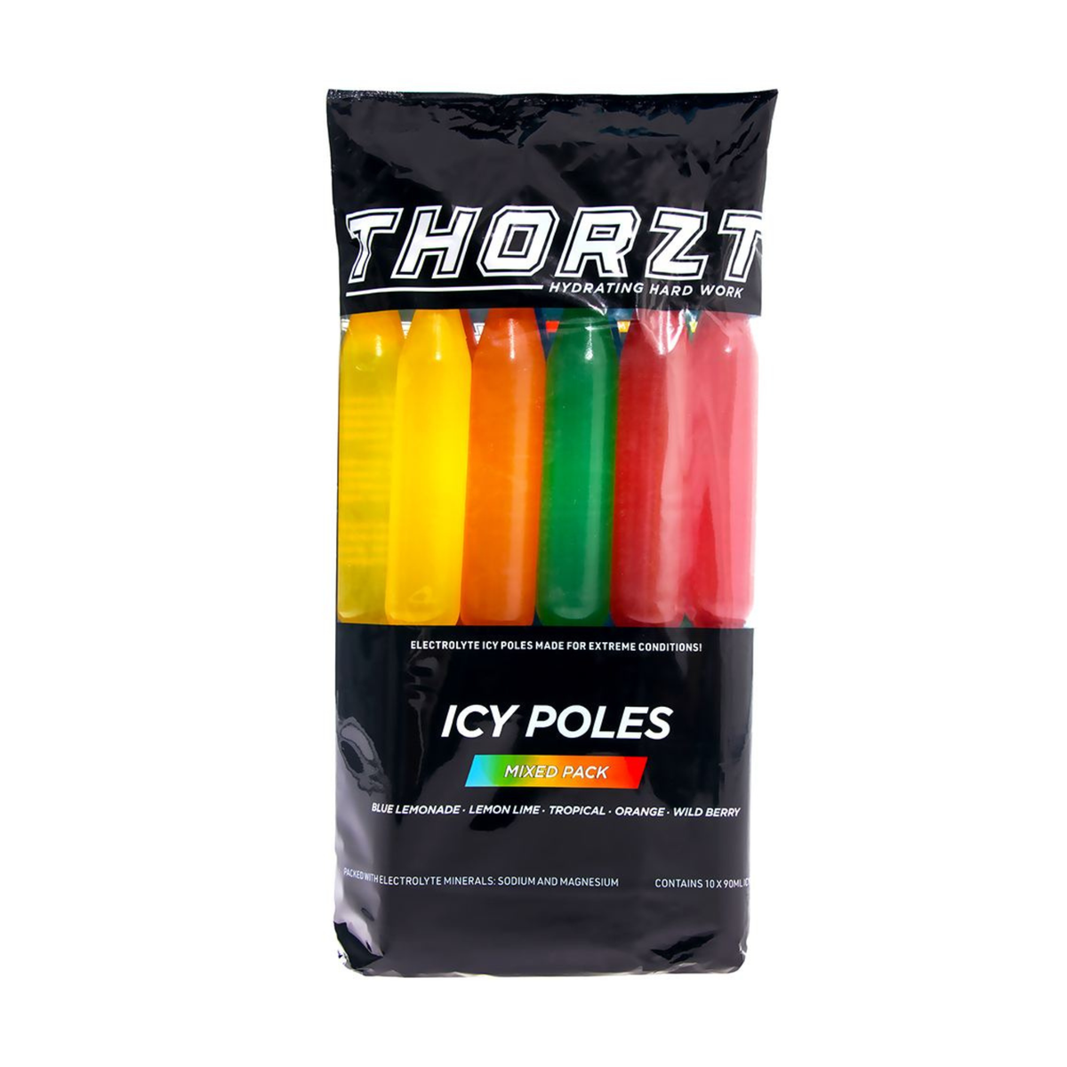 Thorzt Icy Poles Mixed Flavour Pack - 10 x 90ml