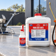 Prime Anti Crete and Masterfinish sprayer with Betonelli power trowel in the background
