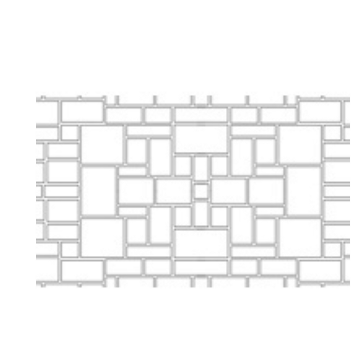 Dulux Avista Ashlar Slate concrete stencil