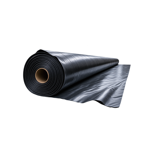 Black Medium Impact Builders Film 4m x 50m x 200um