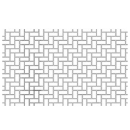 Dulux Avista Classic Herringbone concrete stencil