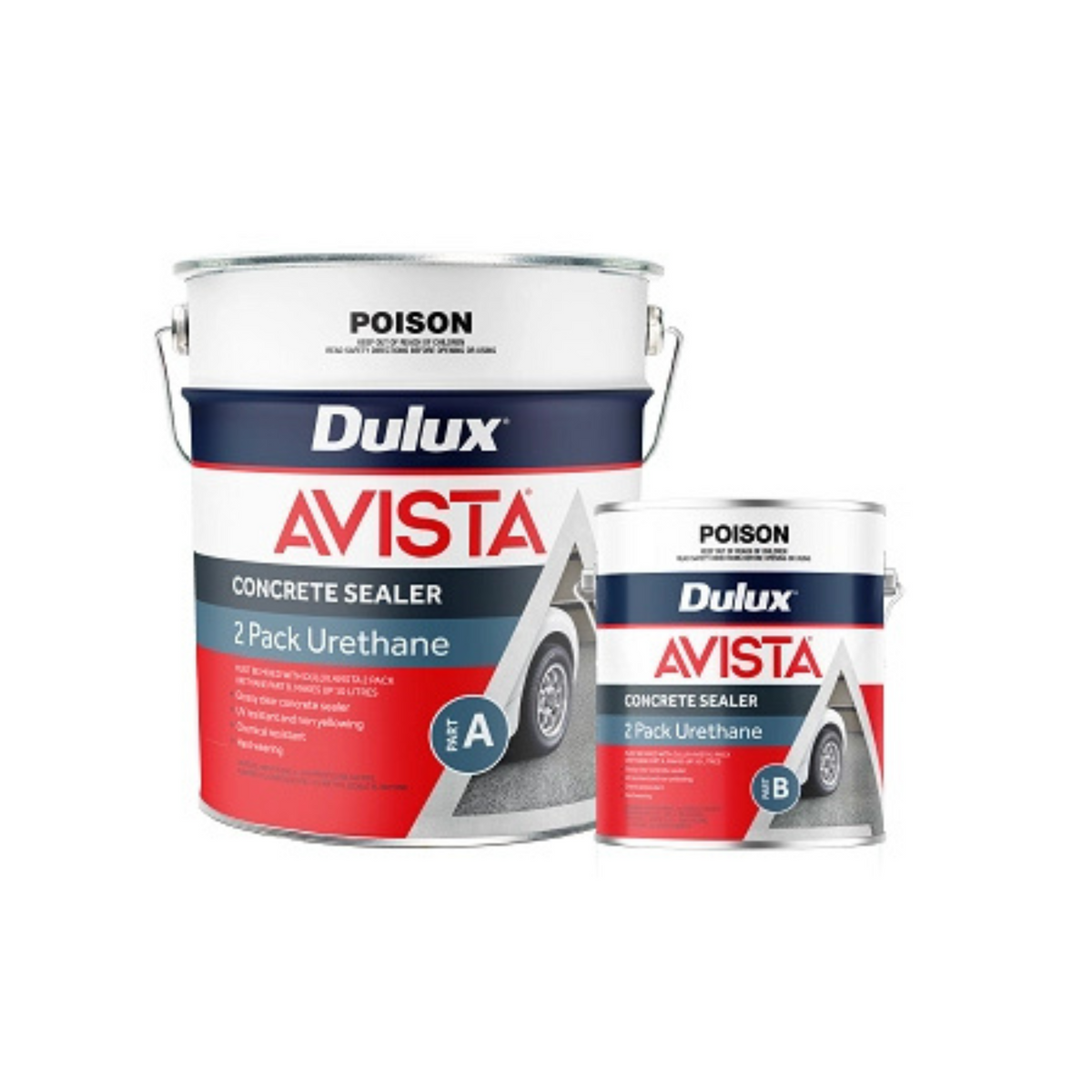 Dulux Avista 2 Pack Urethane Concrete Sealer Part A – 8.75L