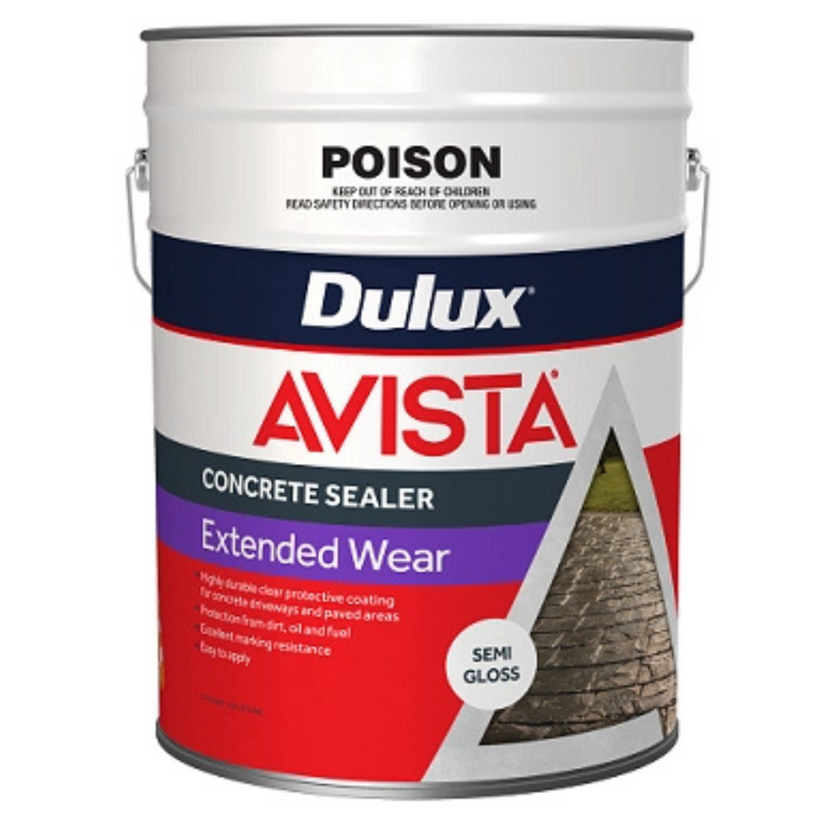 Dulux Avista Extended Wear Concrete Sealer Semi Gloss 20L FD278053-20L