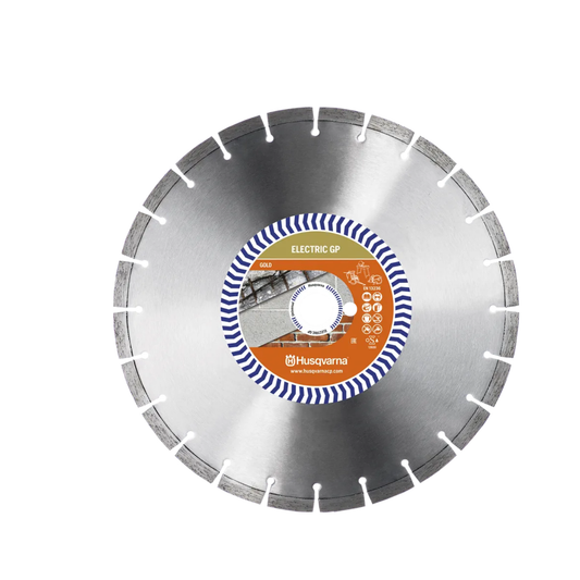 Husqvarna Electric GP Gold 350mm Diamond Blade - 350-25.4-22.2