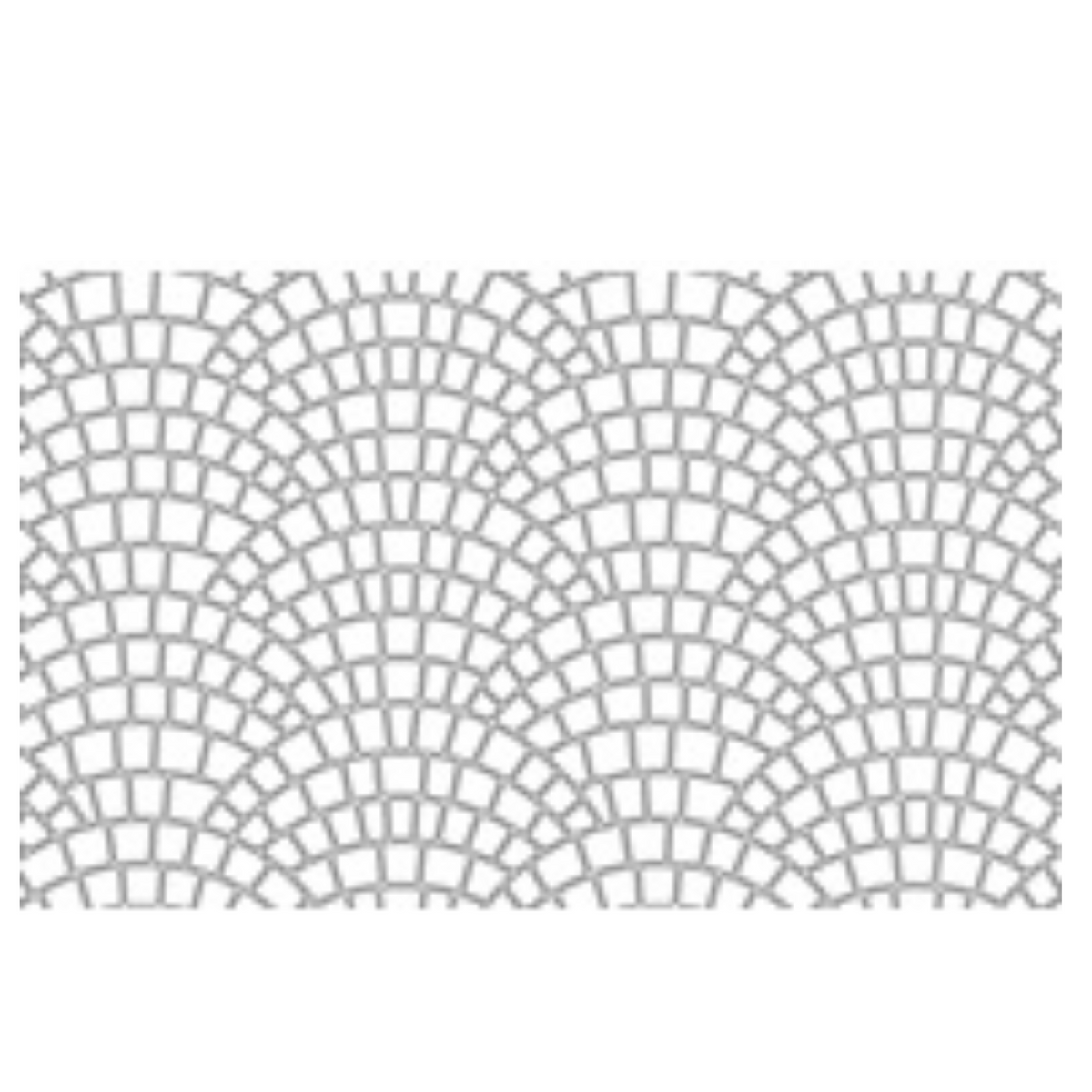 Dulux Avista European Fan concrete stencil