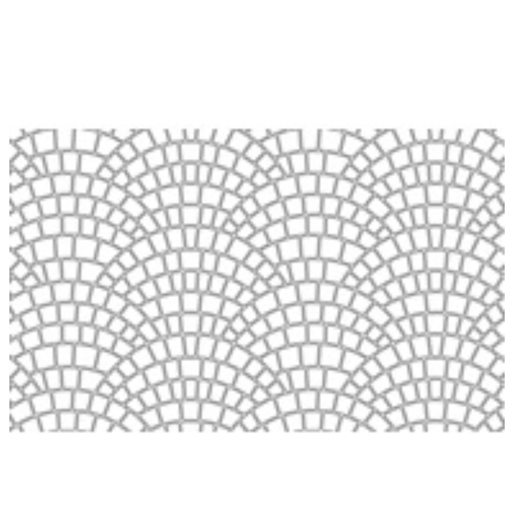 Dulux Avista European Fan concrete stencil