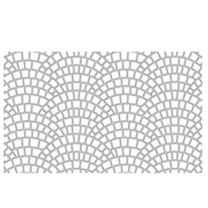 Dulux Avista European Fan concrete stencil