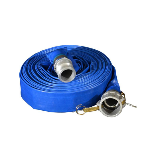 Masterfinish 20m x 50mm Lay-Flat Delivery Hose with Fittings – LFH20