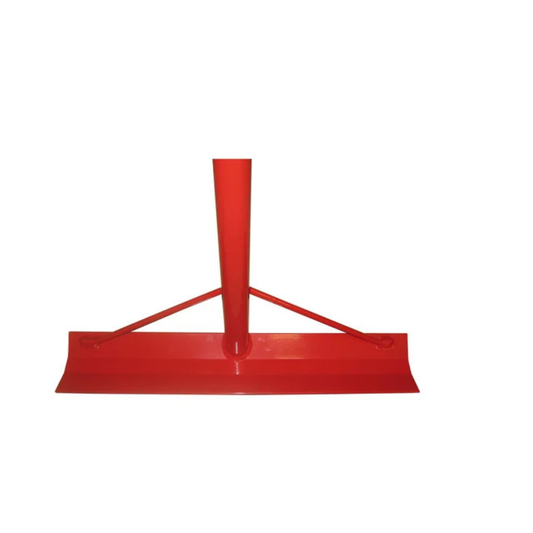 Wasp Med Red Concrete Placer Rake