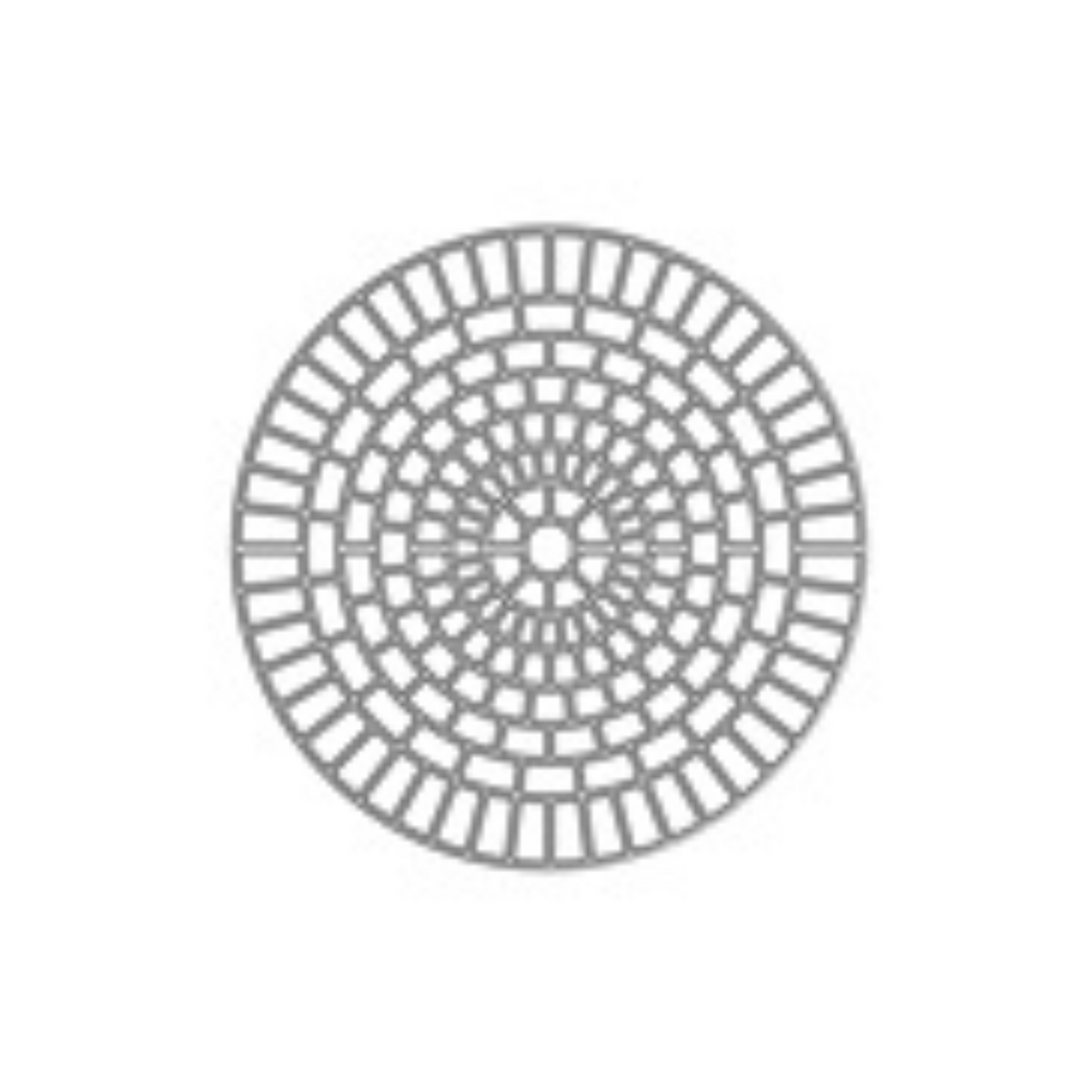 Dulux Avista Rosette Small concrete stencil