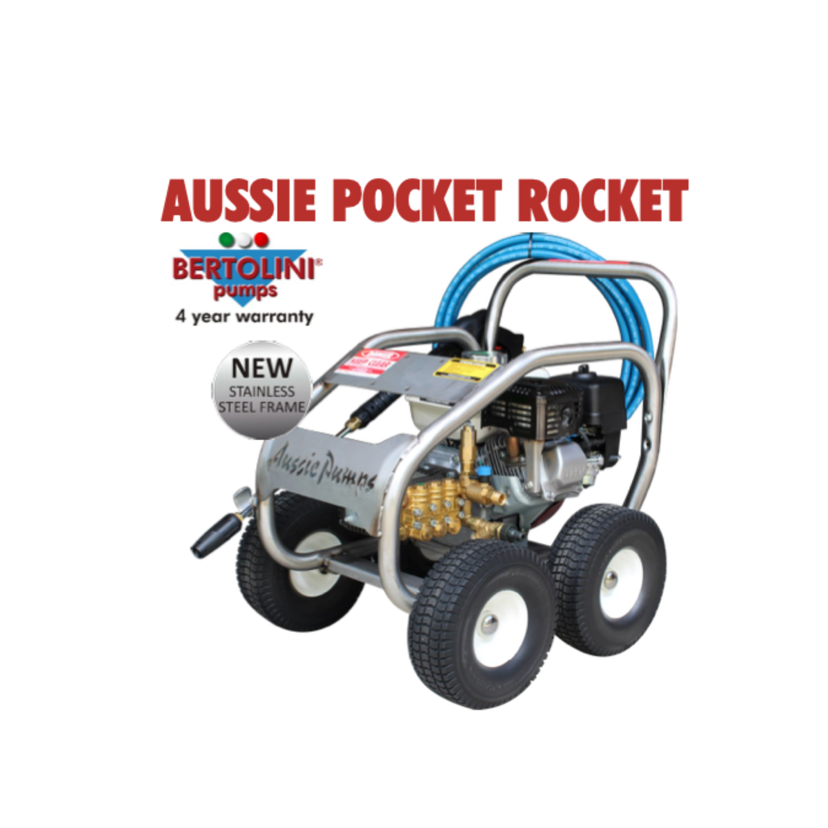 Aussie Pumps Scud AB30 3,000 PSI Petrol Pressure Washer – Honda GX200