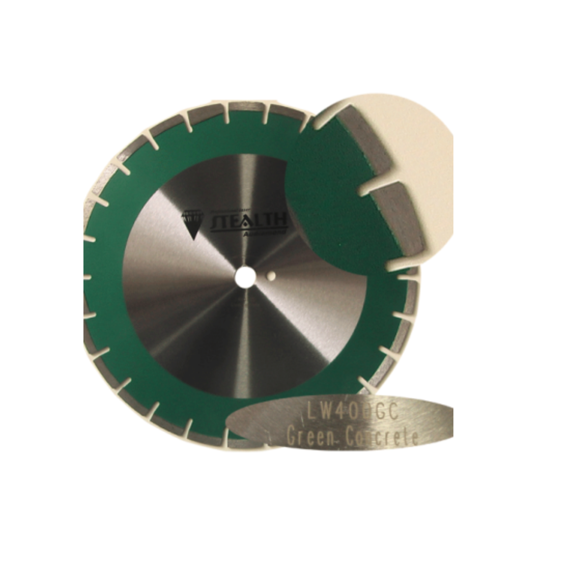 Stealth LWGC Laser Welded Green Concrete Diamond Blade – 14" & 16"