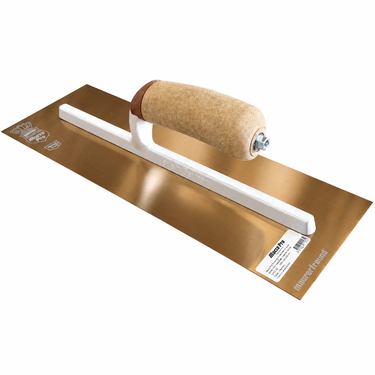 Marco Pesaro Marco Pro Golden Stainless Finishing Trowels – Leather Handle – representative model