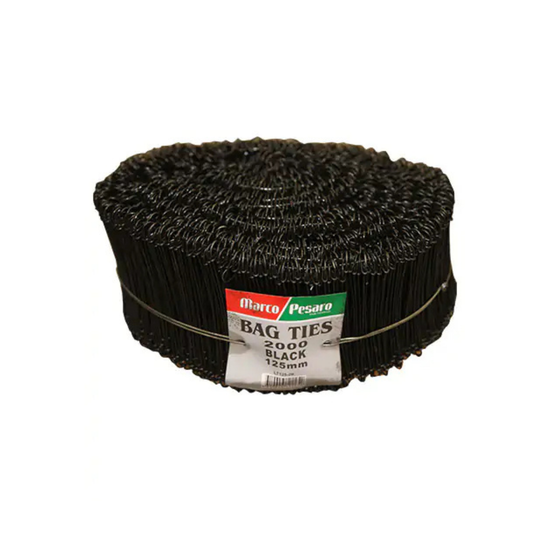 Marco Pesaro Black Annealed Wire Loop Ties - 1.5mm (Roll of 2000pcs)